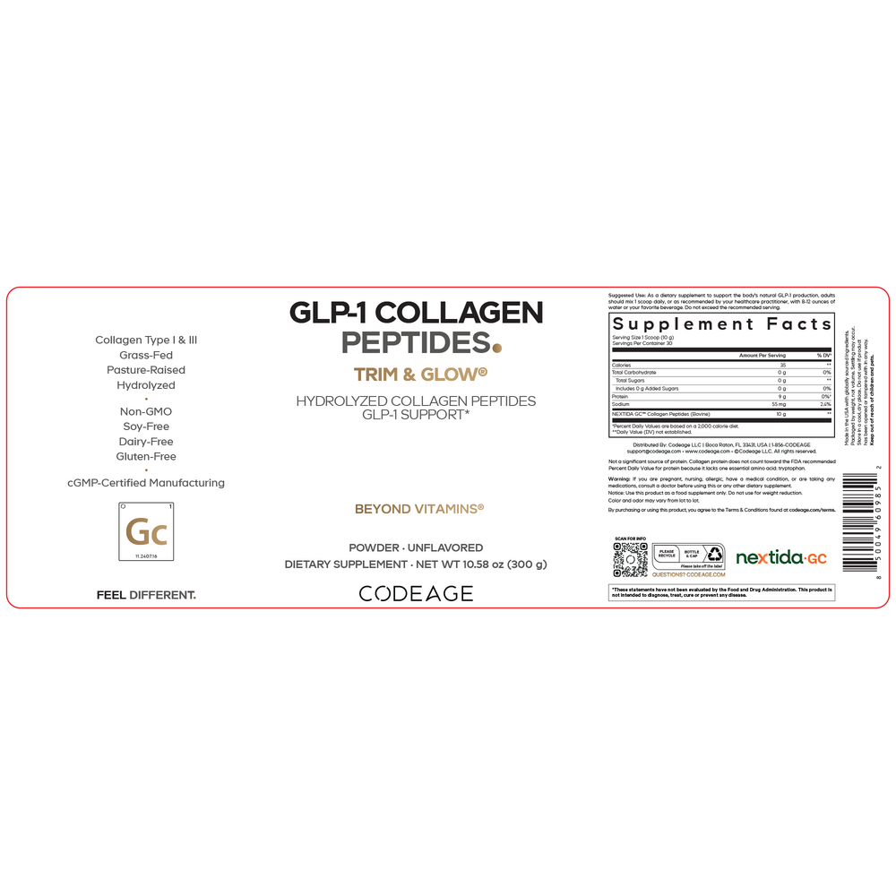 GLP-1 Collagen Peptides Powder