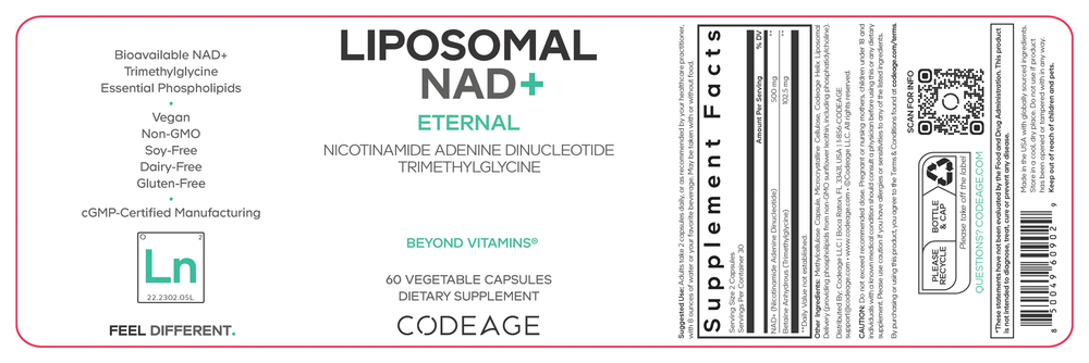 Liposomal NAD+