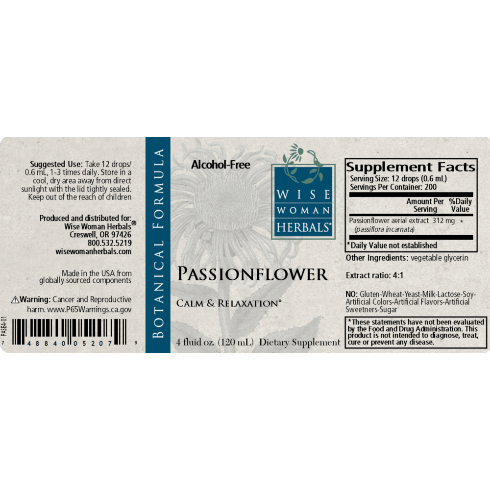 Passionflower Calm & Relaxation (formerly Passionflower Solid Extract)