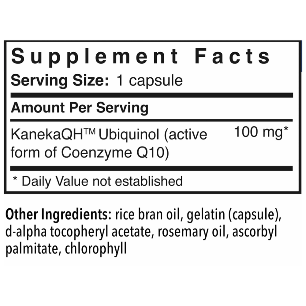 Ubiquinol 100mg