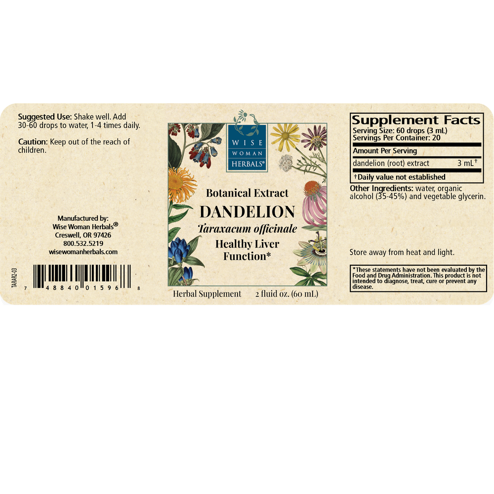 Taraxacum officinale (root) - dandelion (root)