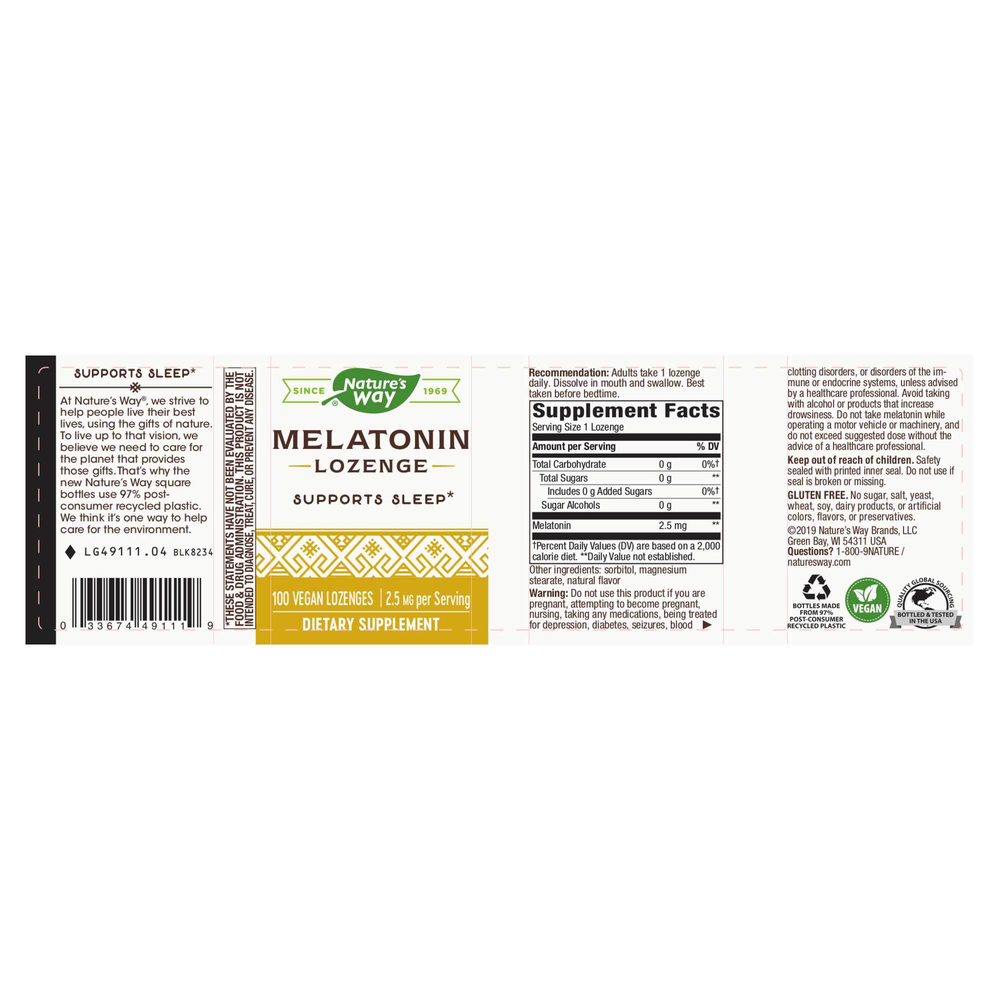 Melatonin Lozenge