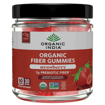 Organic Fiber Gummies, Strawberry