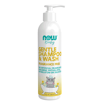 Gentle Baby Shampoo & Wash, Fragrance Free