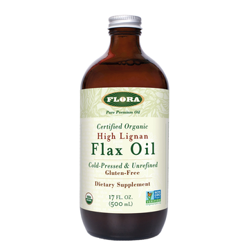 High Lignan Flax Oil Certified Organic