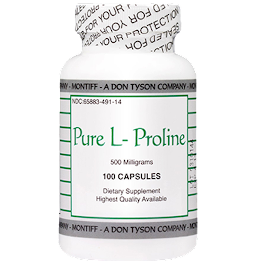 Pure L-Proline 500mg