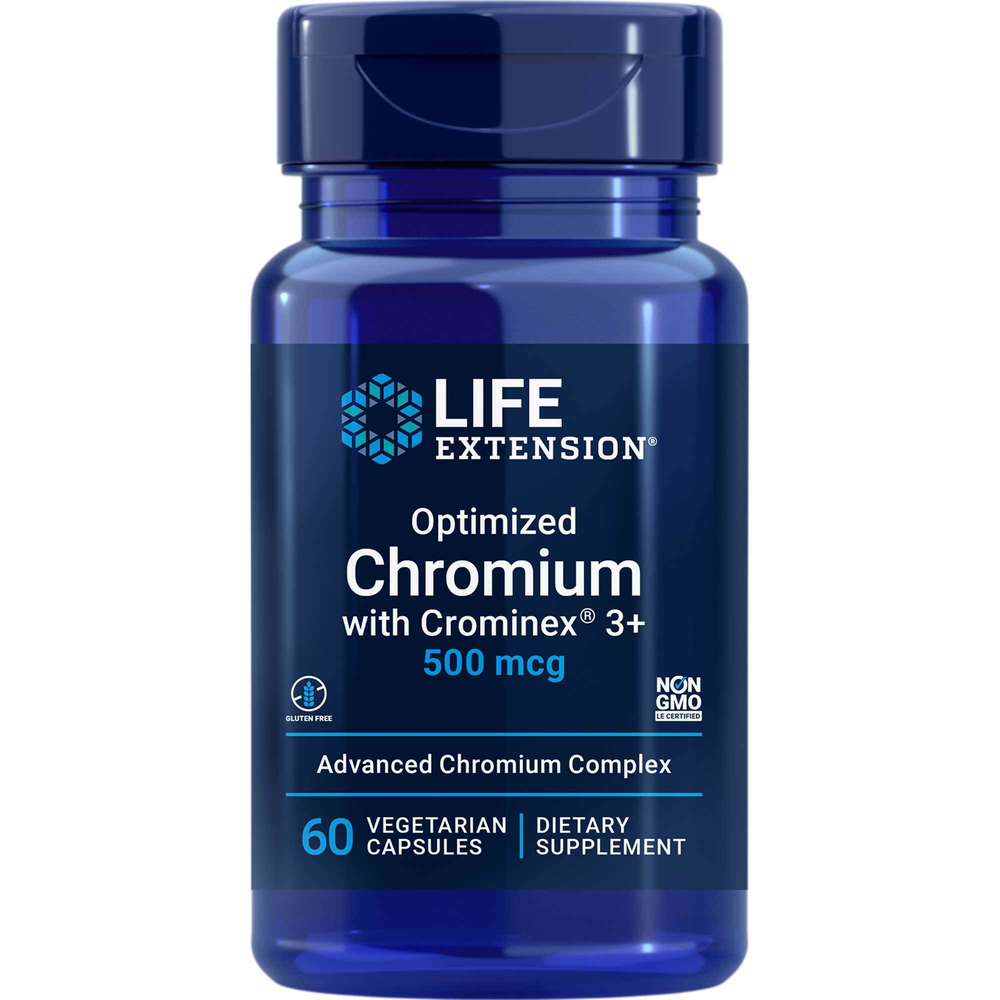 Optimized Chromium with Crominex 3+ 500mcg