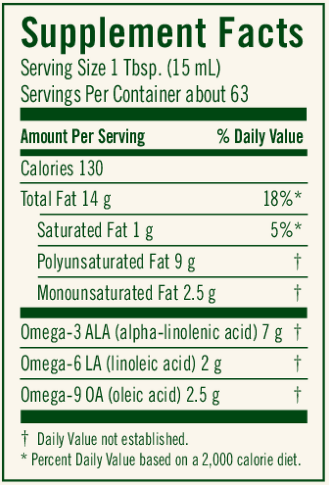 Flax Oil Certified Organic