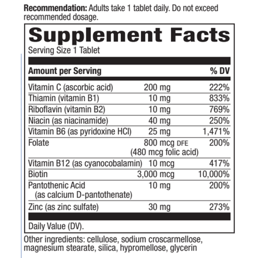 Biotin Forte® 3mg with Zinc