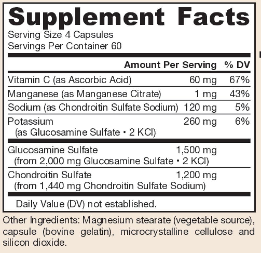Glucosamine + Chondroitin