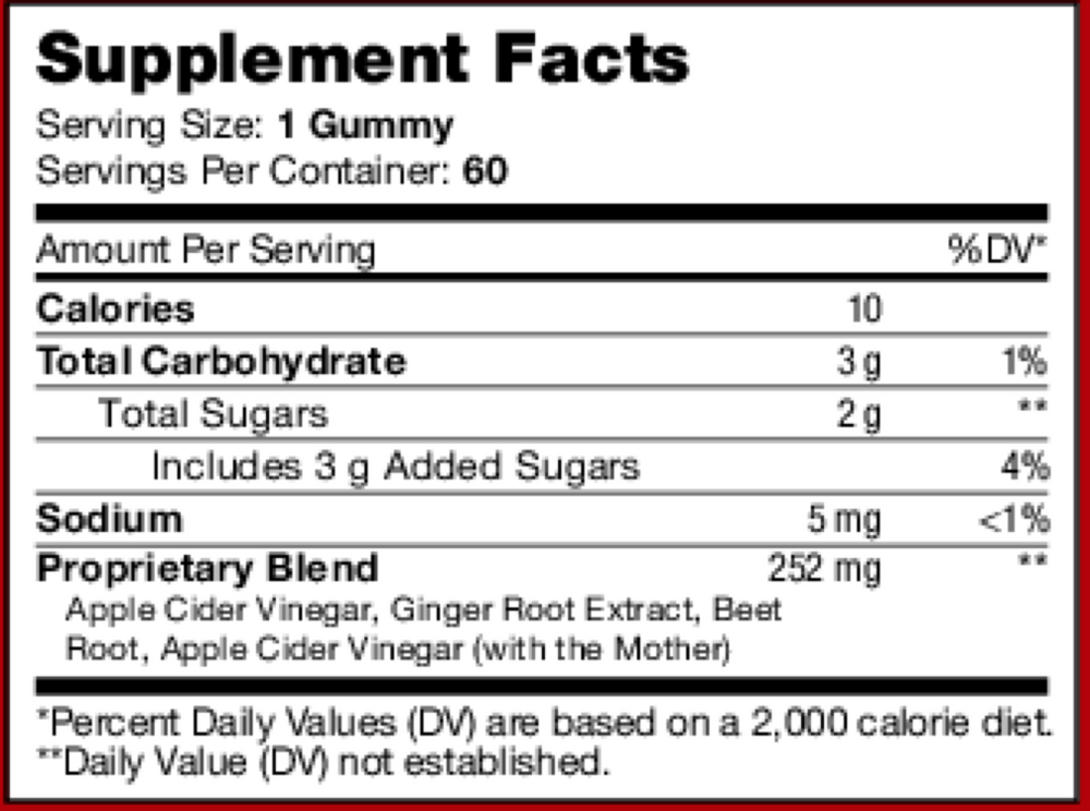 Apple Cider Vinegar Gummies