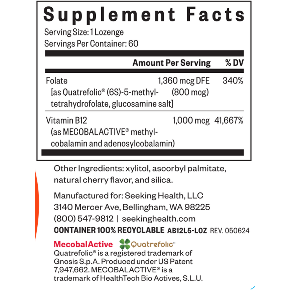 Methyl B12 with L-Methylfolate