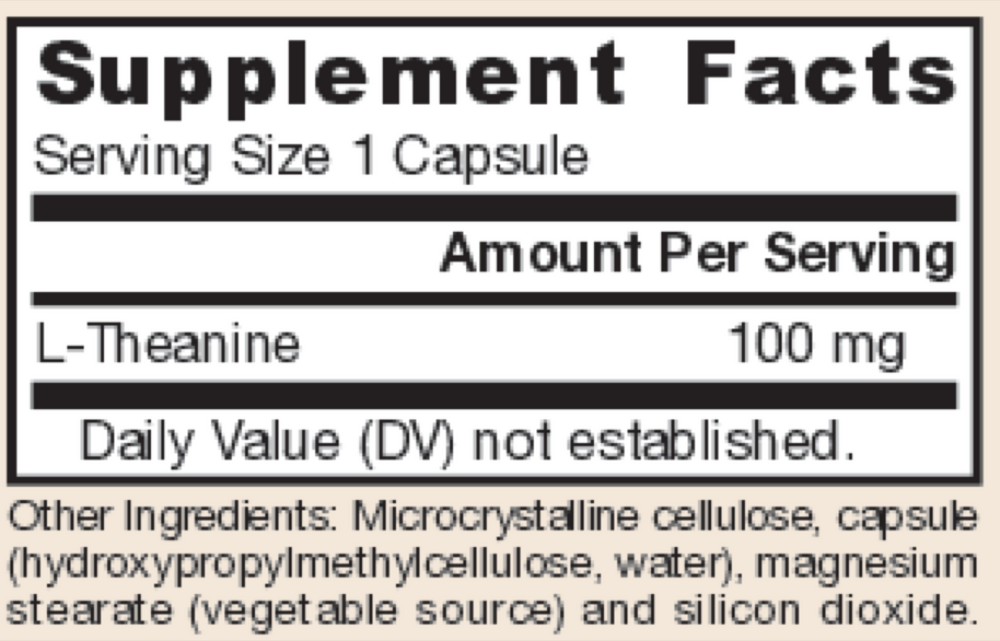 Theanine 100mg