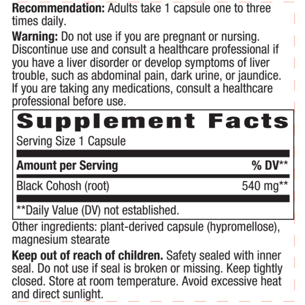 Black Cohosh Root