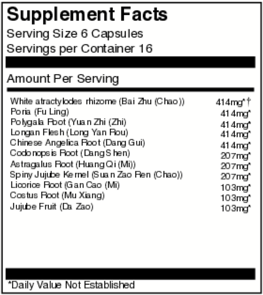 Gui Pi Tang Capsules - Earth Restoring D