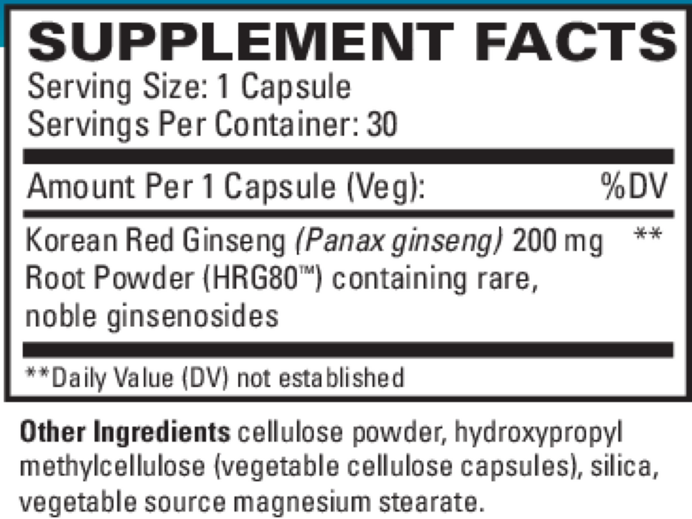 Red Ginseng Energy