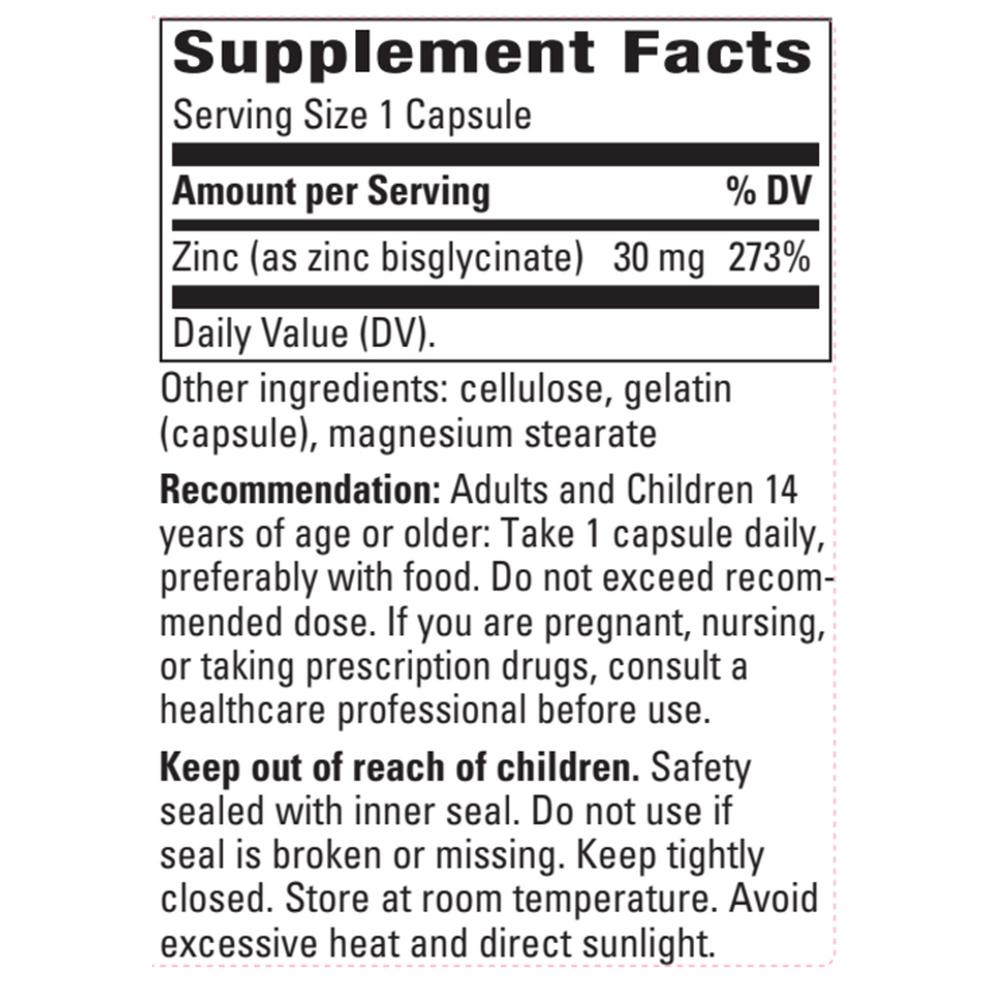 Zinc Chelate 30mg