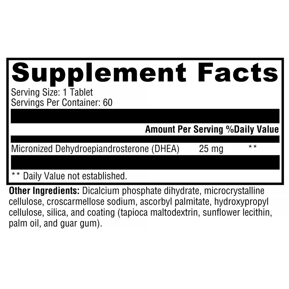 DHEA Micronized 25mg