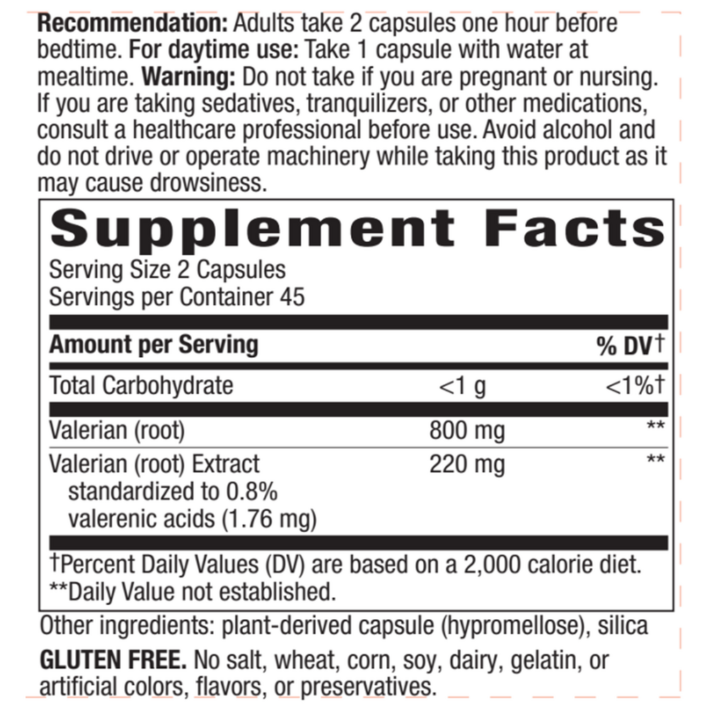 Valerian Standardized