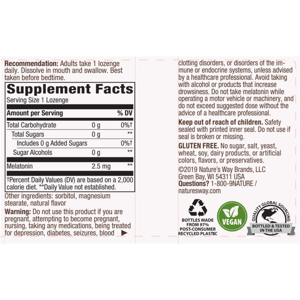 Melatonin Lozenge