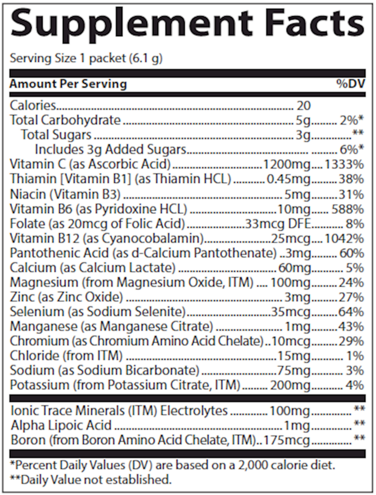 Electrolyte Stamina Power Pak-NonGMO Pineapple Coconut