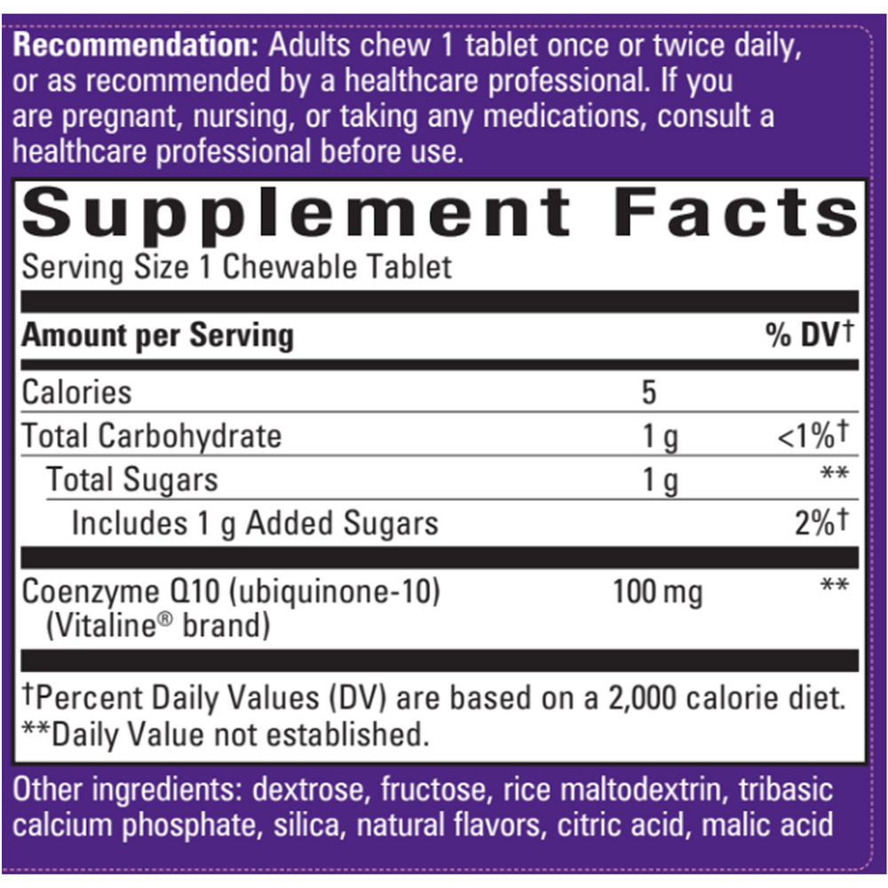 SMART Q10™ CoQ10 Tropical Fruit 100mg