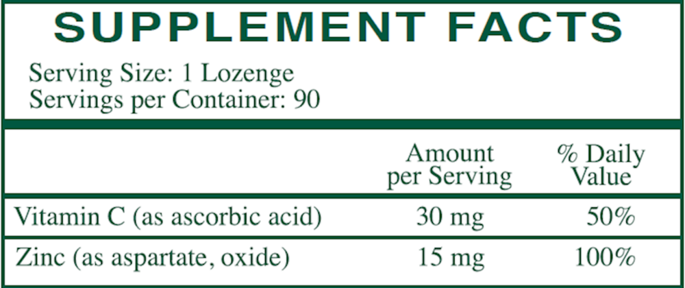 Zinc Lozenges