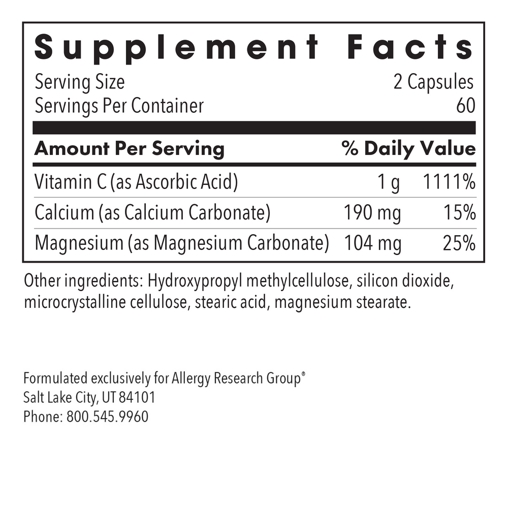 Buffered Vitamin C Capsules