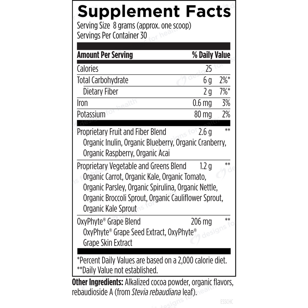 EssentiaGreens™ and Reds Chocolate