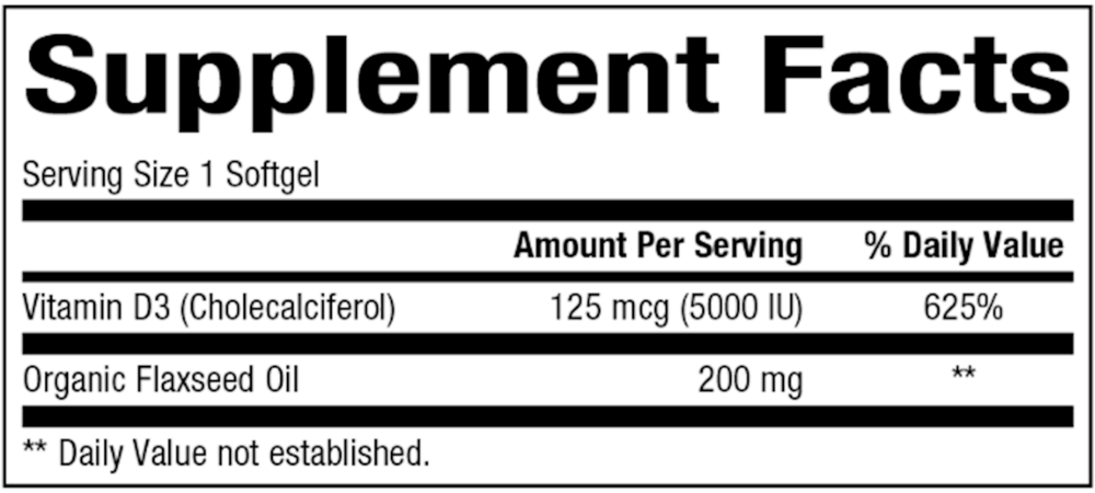 Vitamin D3 5000iu