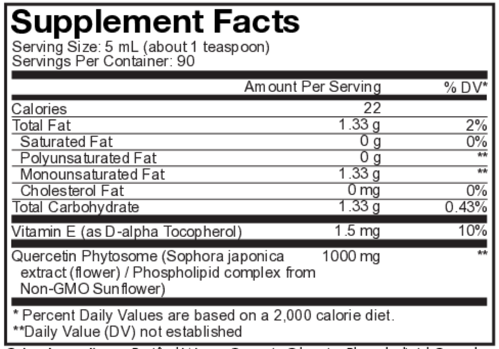 Nanofood Liquid Quercetin Phytosome