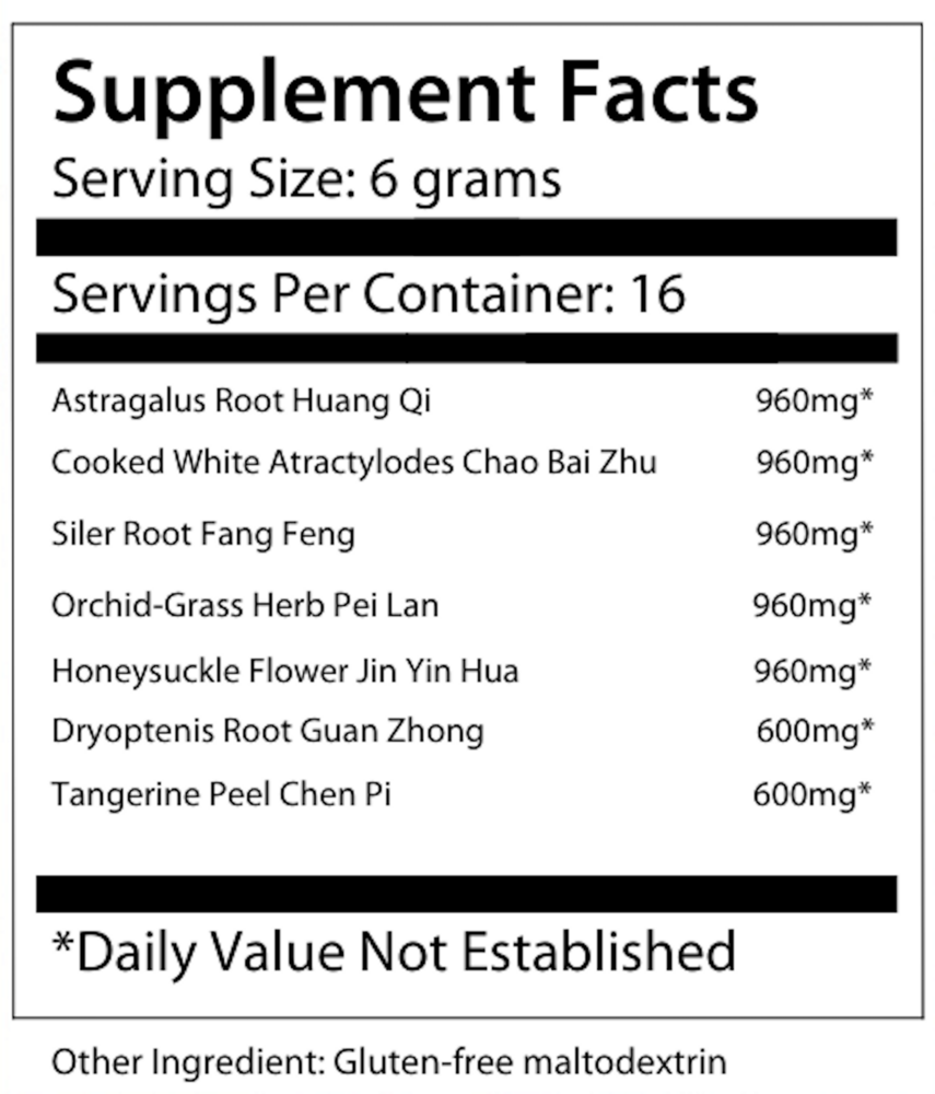 Qiang Li Yu Ping Feng Granules - Jade Wi