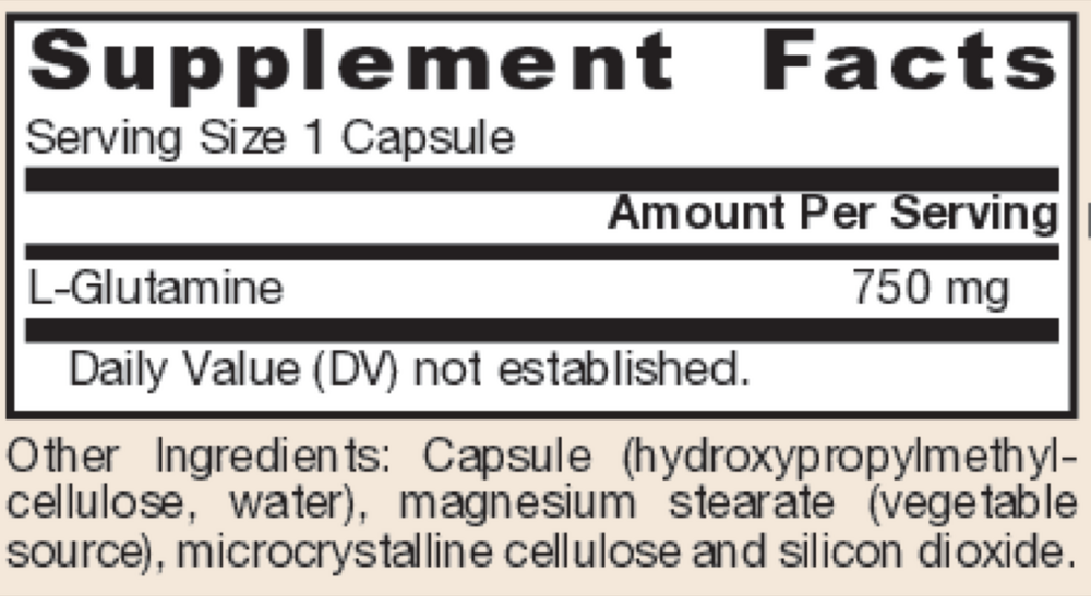 L-Glutamine 750mg
