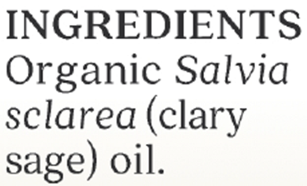 Clary Sage Organic Essential Oil