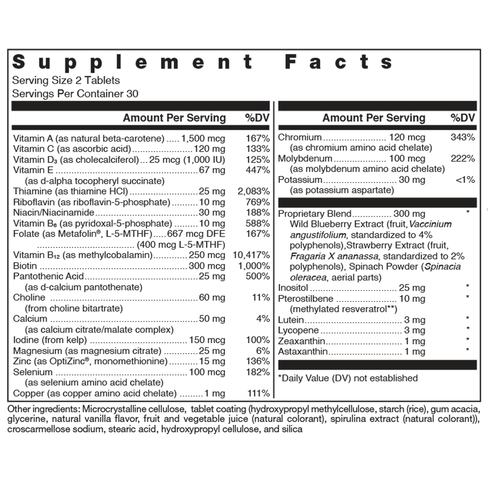 Klean Multivitamin (California Only)