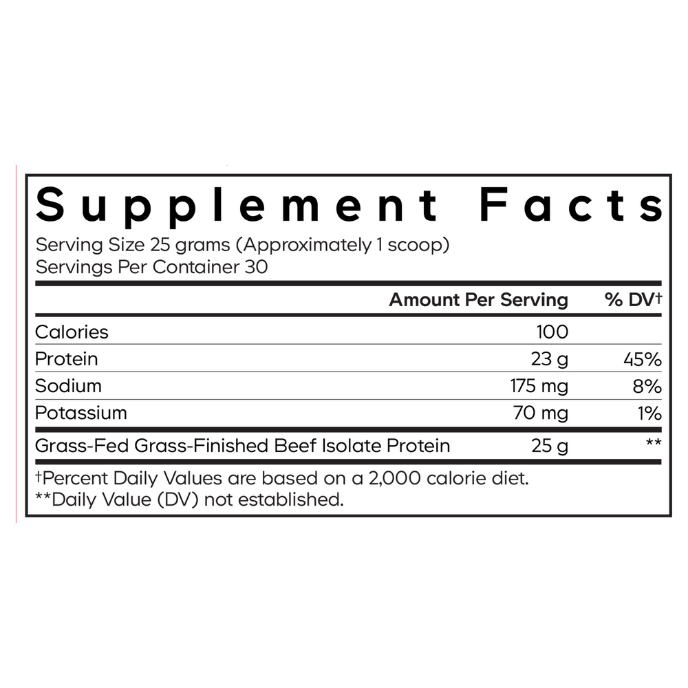 Beef Isolate Protein Powder