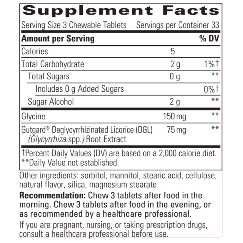Rhizinate Fructose Free Chewable