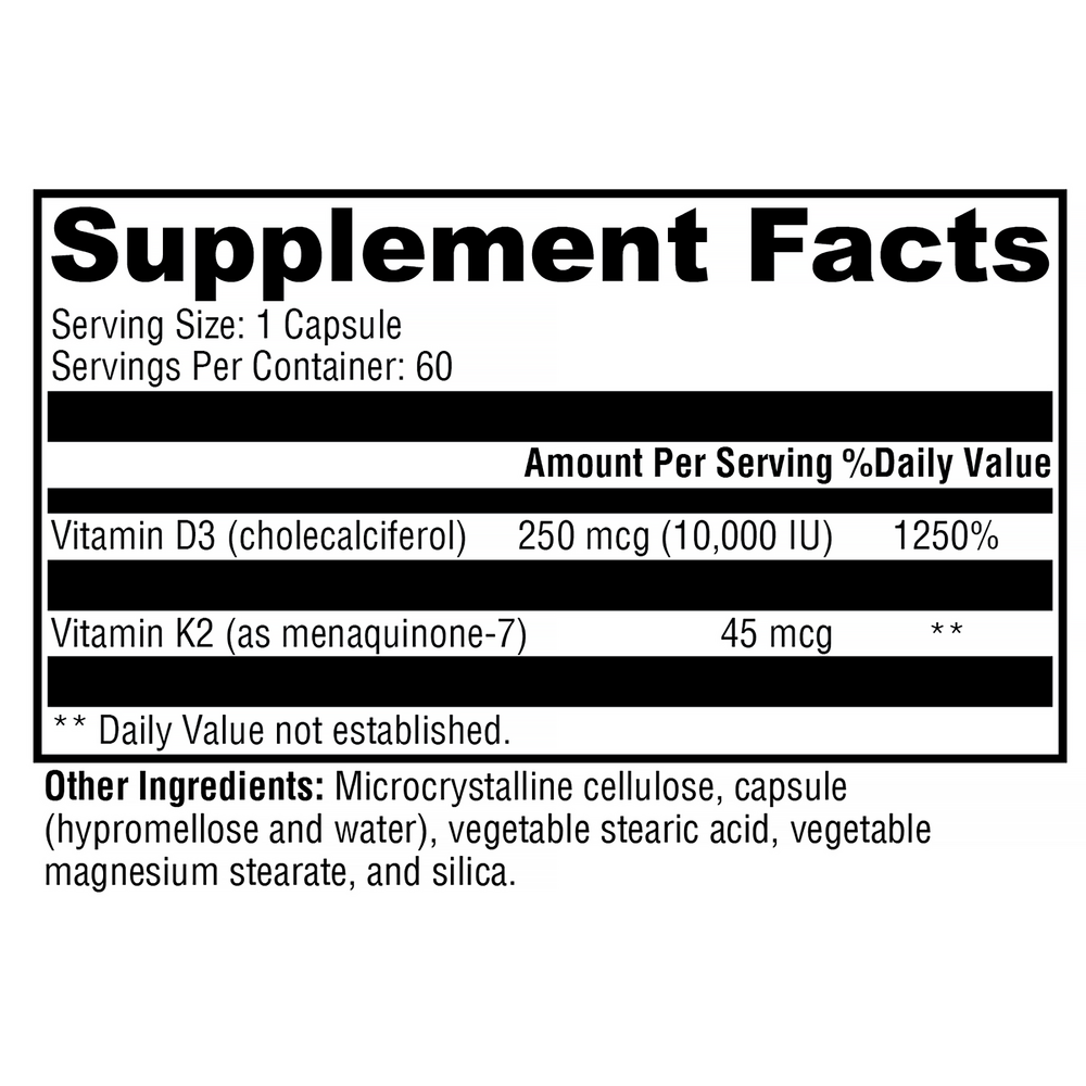K2-D3 10,000 Vitamin D3
