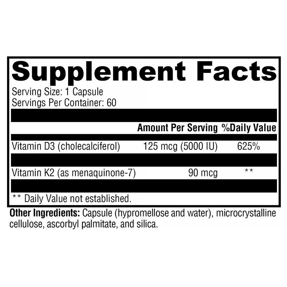 K2-D3 5000 Vitamin D3
