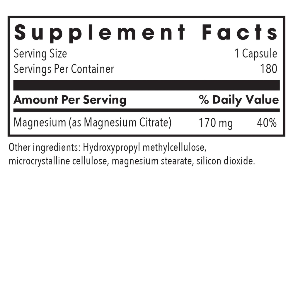Magnesium Citrate