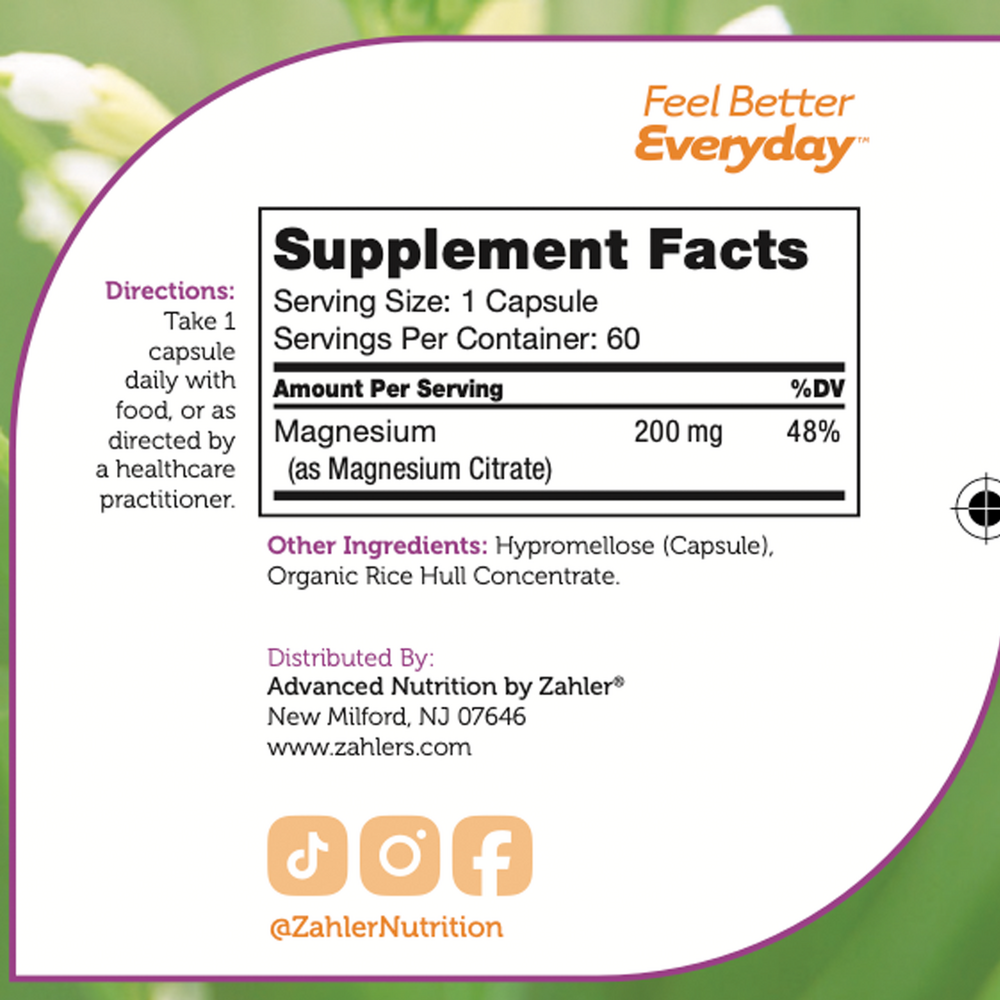 Magnesium Citrate 200mg