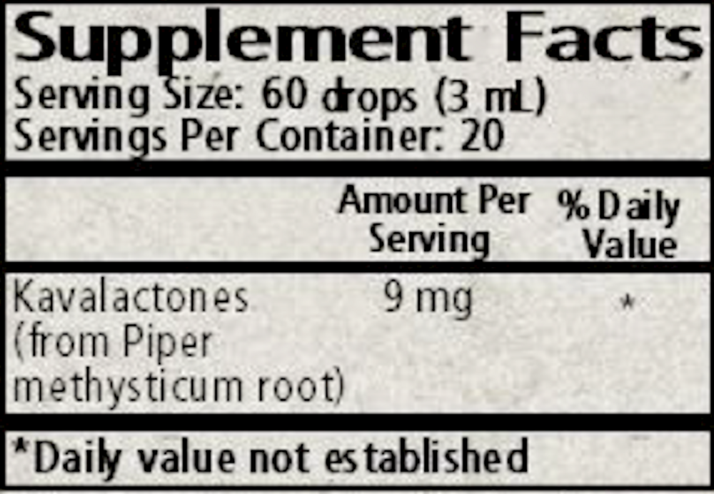 Standardized Kava Glycerite