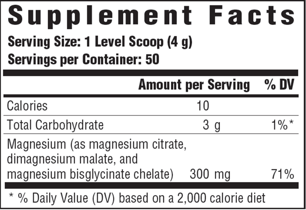 Relax + Calm Magnesium Powder-Blackberry Hibiscus Oasis Flavor