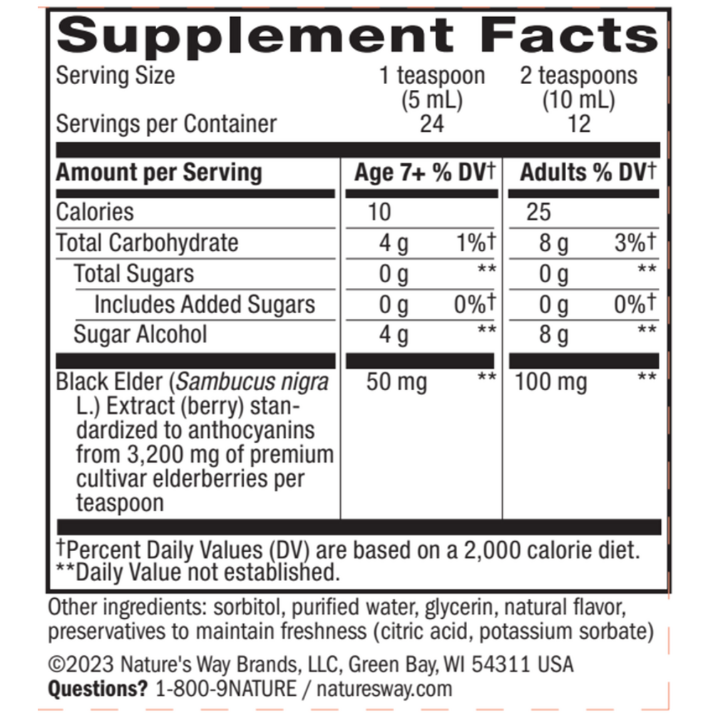 Sambucus Sugar-Free Syrup