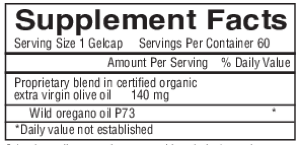 Wild Oil of Oregano Gelcap