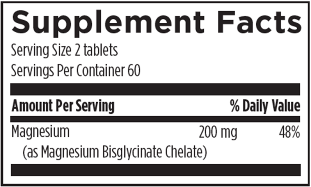 Magnesium Chelate Tablets