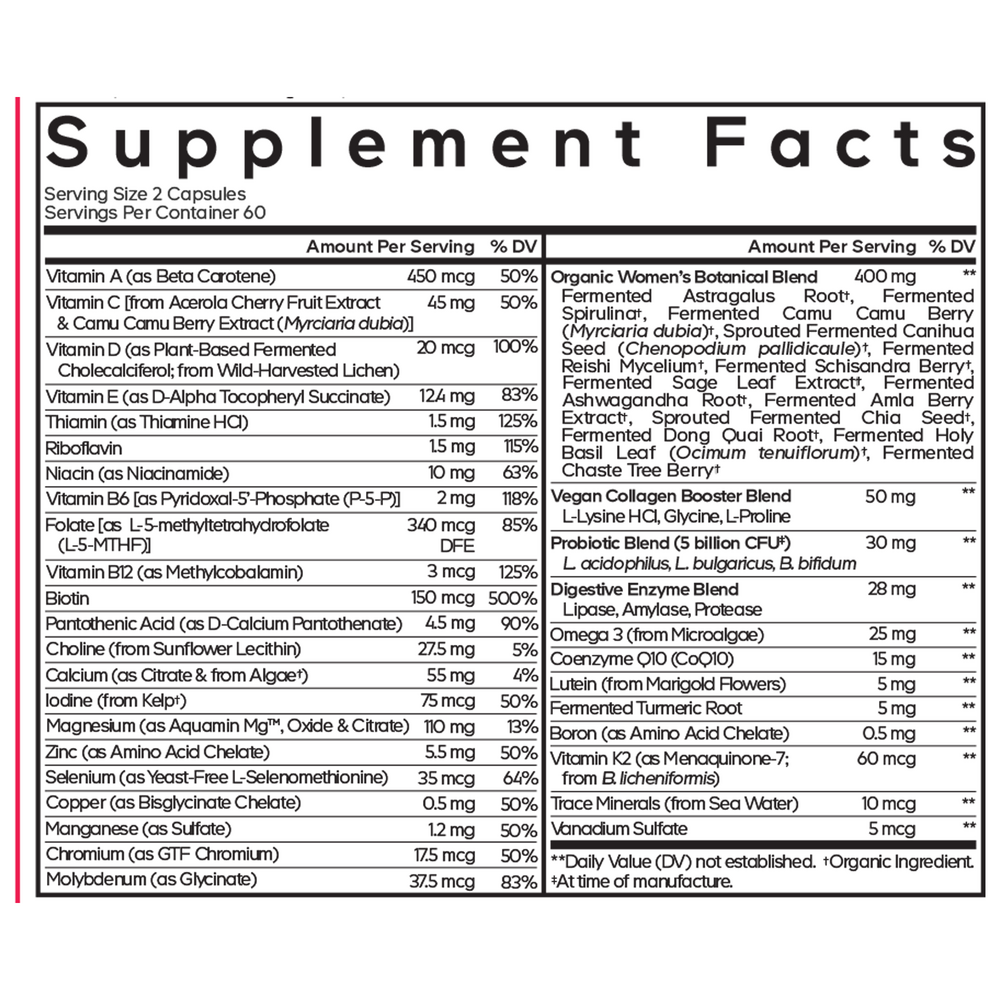 Women's Fermented Multivitamin