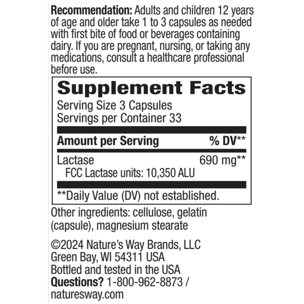 Lactase Formula