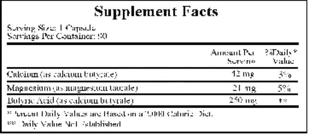 Butyric Acid 300mg