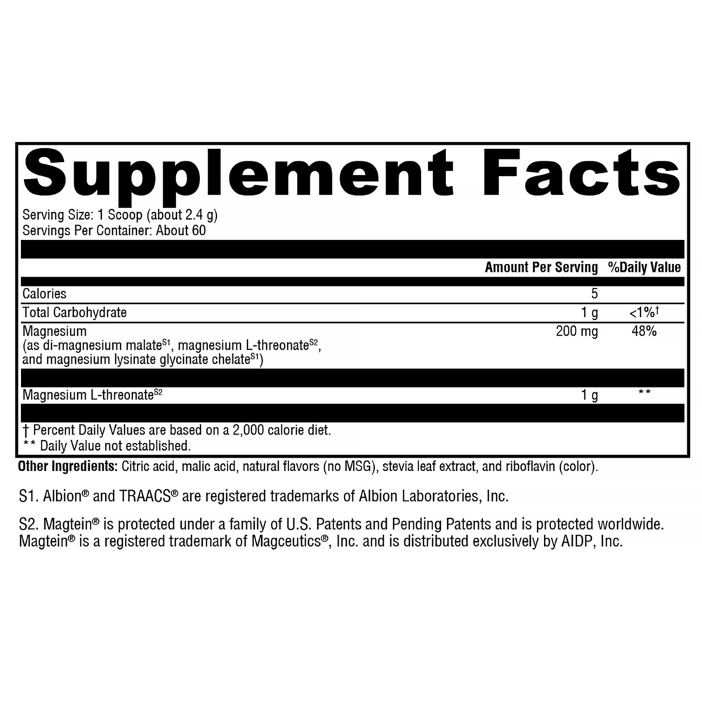 OptiMag Neuro Magnesium - Lemon-Lime